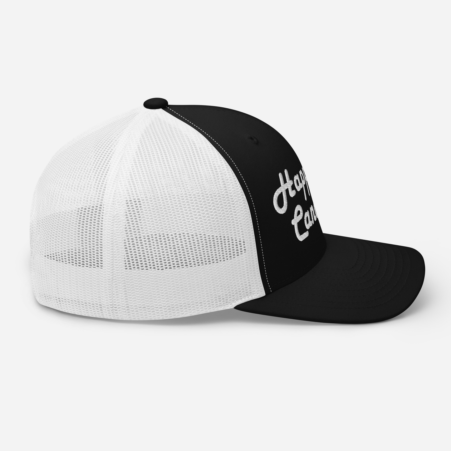 The Happy Canadian White Mesh Hat